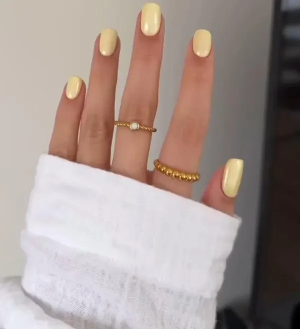 korean yellow nails ideas diakoland photo 9