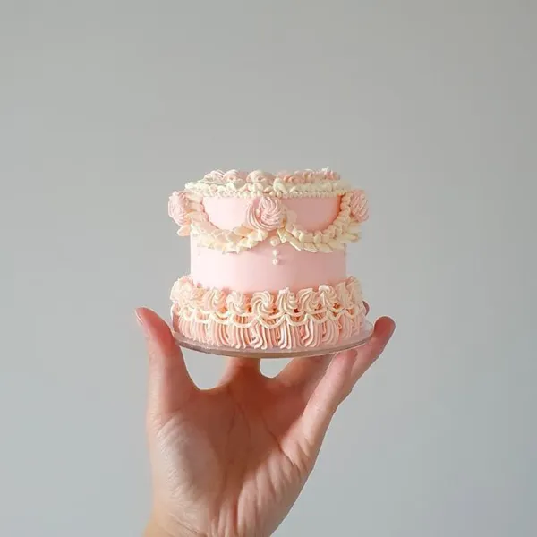 مینی کیک دخترانه 🎂 ترند خوشگل و خاص 2025 برای جشنهای کوچیک 7 mini cake girl style diakoland photo 5