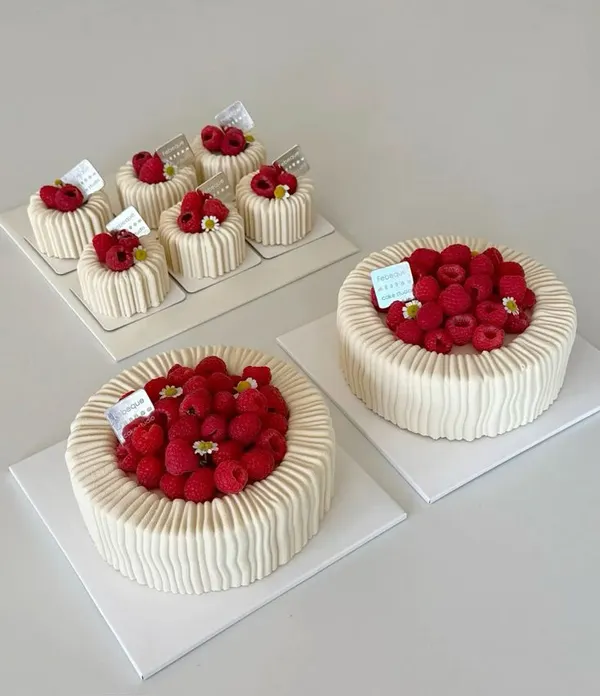 مینی کیک دخترانه 🎂 ترند خوشگل و خاص 2025 برای جشنهای کوچیک 9 mini cake girl style diakoland photo 7