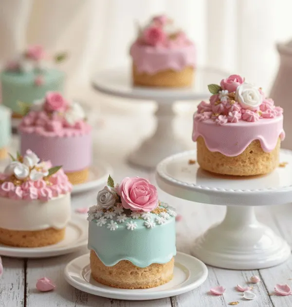 مینی کیک دخترانه 🎂 ترند خوشگل و خاص 2025 برای جشنهای کوچیک 11 mini cake girl style diakoland photo 9