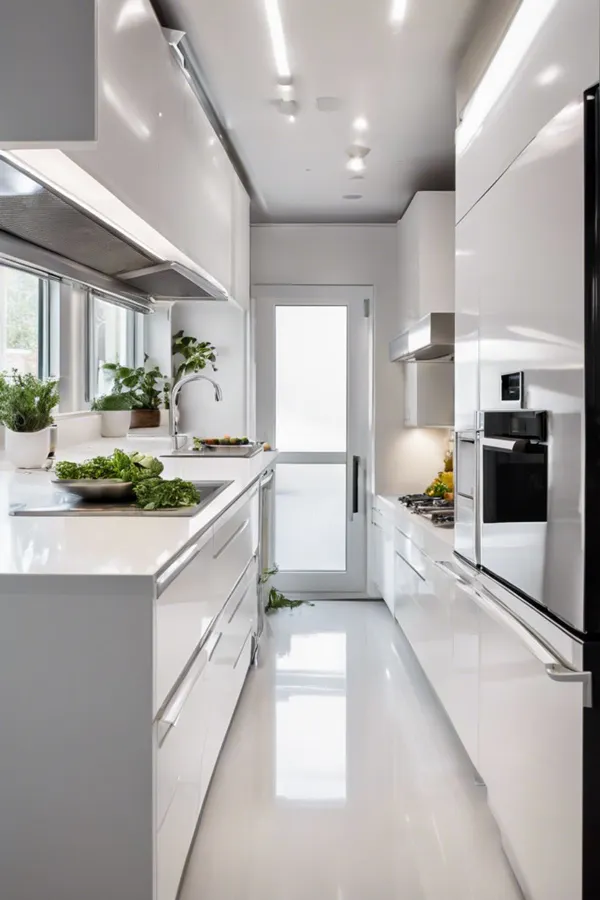 31 مدل کابینت آشپزخانه دوطرفه؛ نظم، نور و یه حس خونهی رویایی 💫 19 model cabinet do tarafe kitchen diakoland photo 15