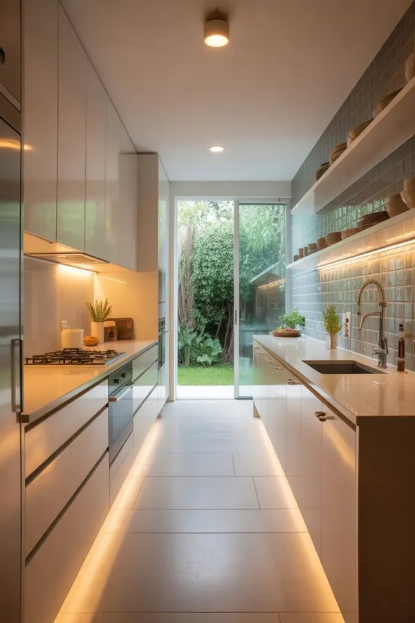 31 مدل کابینت آشپزخانه دوطرفه؛ نظم، نور و یه حس خونهی رویایی 💫 22 model cabinet do tarafe kitchen diakoland photo 20