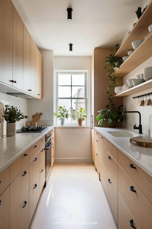31 مدل کابینت آشپزخانه دوطرفه؛ نظم، نور و یه حس خونهی رویایی 💫 24 model cabinet do tarafe kitchen diakoland photo 21