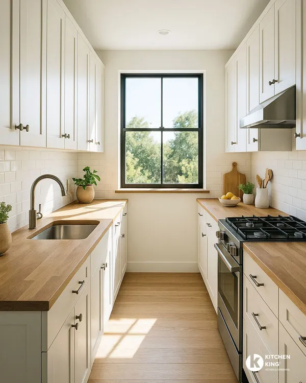 31 مدل کابینت آشپزخانه دوطرفه؛ نظم، نور و یه حس خونهی رویایی 💫 32 model cabinet do tarafe kitchen diakoland photo 29