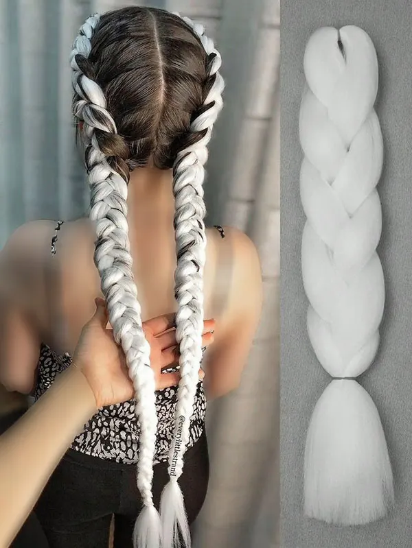 30 ایده بافت برزیلی با موی اضافه؛ استایل وایبدار برای خاصپسندا 4 Brazilian weave with added hair 2