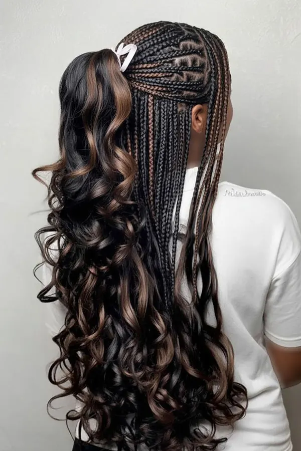 30 ایده بافت برزیلی با موی اضافه؛ استایل وایبدار برای خاصپسندا 30 Brazilian weave with added hair 27