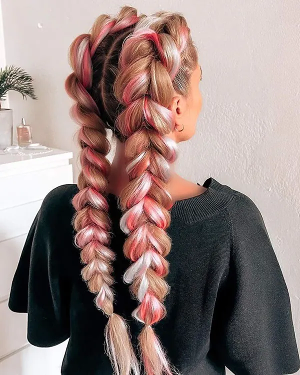 30 ایده بافت برزیلی با موی اضافه؛ استایل وایبدار برای خاصپسندا 9 Brazilian weave with added hair 7