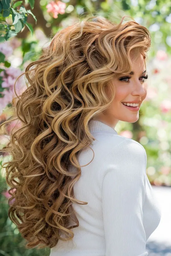 31 مدل مو فر درشت؛ فرهای درخشان که نگاهو میخکوب میکنن😍 5 Coarse curly hairstyle 1