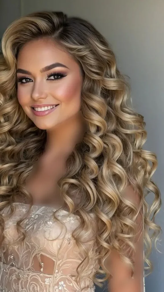 31 مدل مو فر درشت؛ فرهای درخشان که نگاهو میخکوب میکنن😍 30 Coarse curly hairstyle 26
