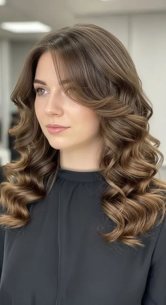 31 مدل مو فر درشت؛ فرهای درخشان که نگاهو میخکوب میکنن😍 35 Coarse curly hairstyle 30