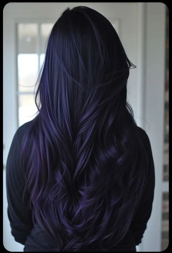 Dark purple hair color 10
