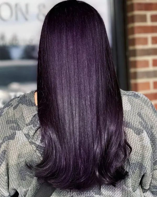 Dark purple hair color 13