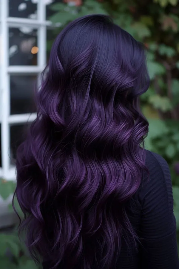 Dark purple hair color 20