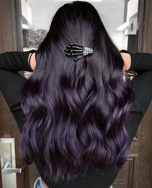 Dark purple hair color 23