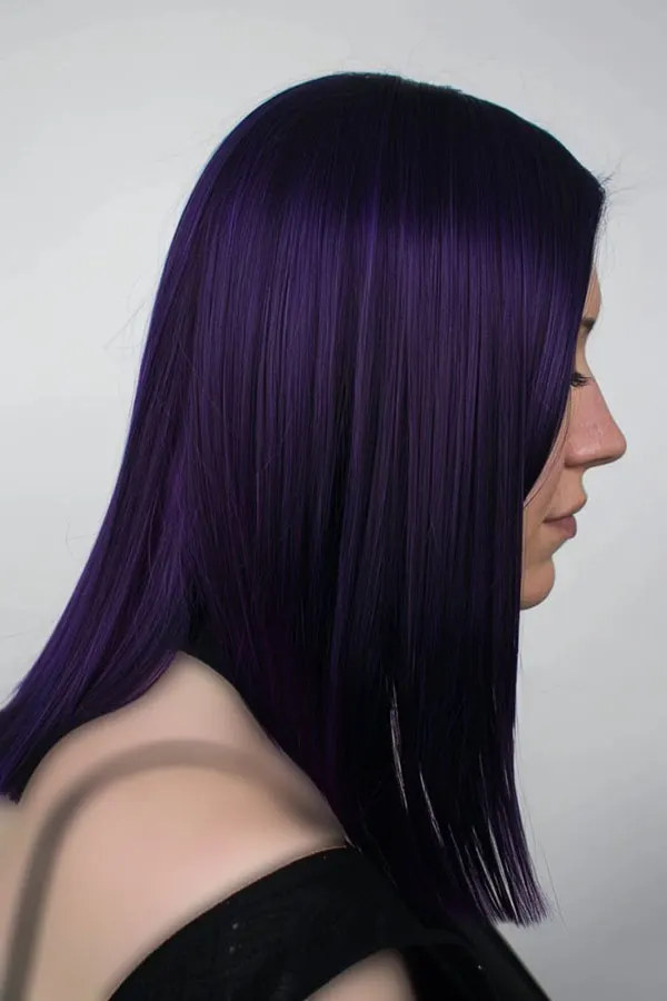 Dark purple hair color 25