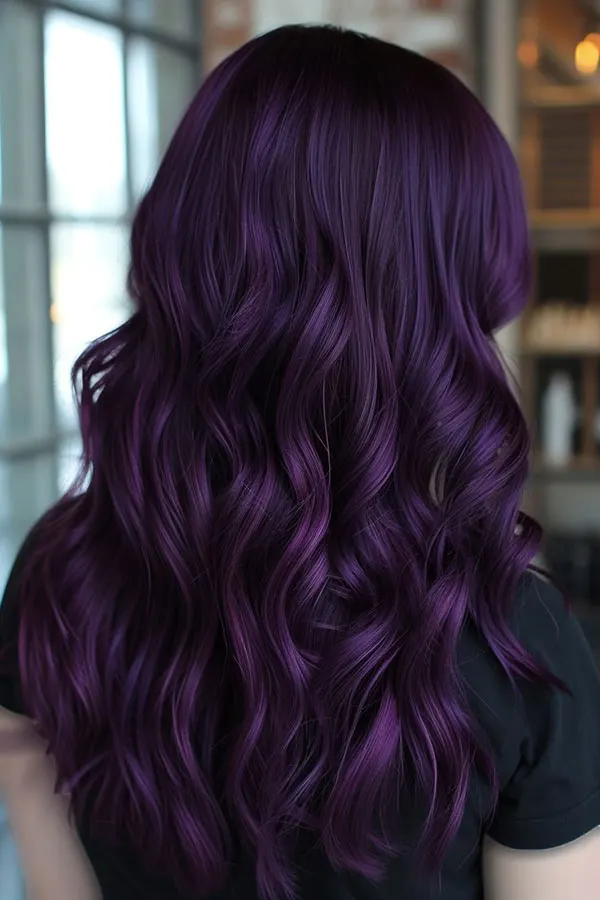Dark purple hair color 27