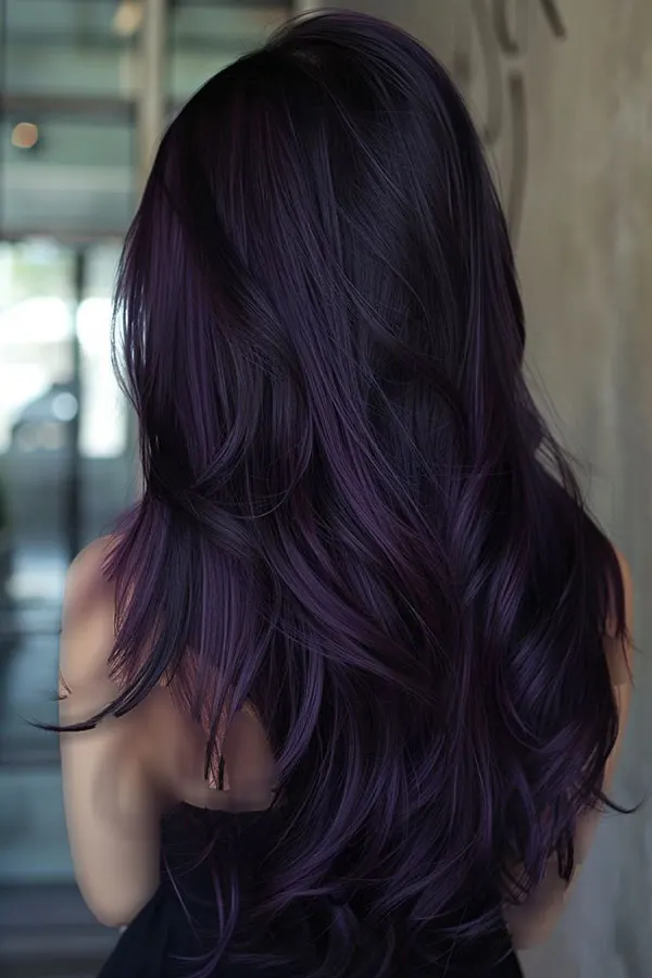 Dark purple hair color 5