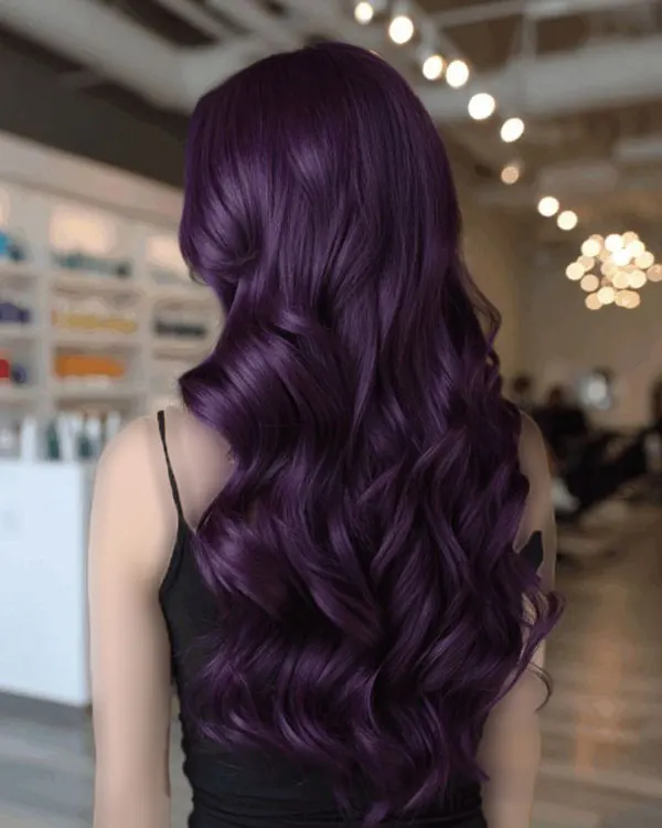 Dark purple hair color 6