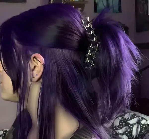Dark purple hair color 9