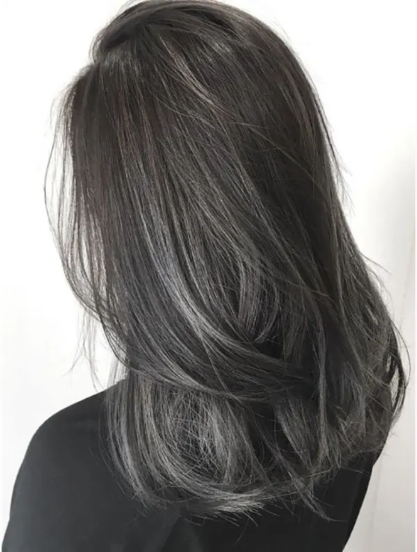 31 مدل رنگ مو بلوند دودی تیره؛ ترند سرد و آرومِ این روزا! 20 Dark smoky blonde hair color 18
