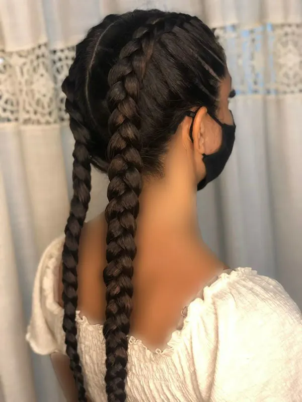 آموزش بافت مو هلندی در 5 دقیقه؛ برجسته و حرفهای! 13 Dutch hair weave tutorial 9