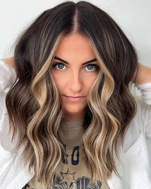 ایده رنگ کردن جلوی مو 2026 ؛ ترند خفن برای تغییر استایل! 22 Dyeing the front of the hair 18