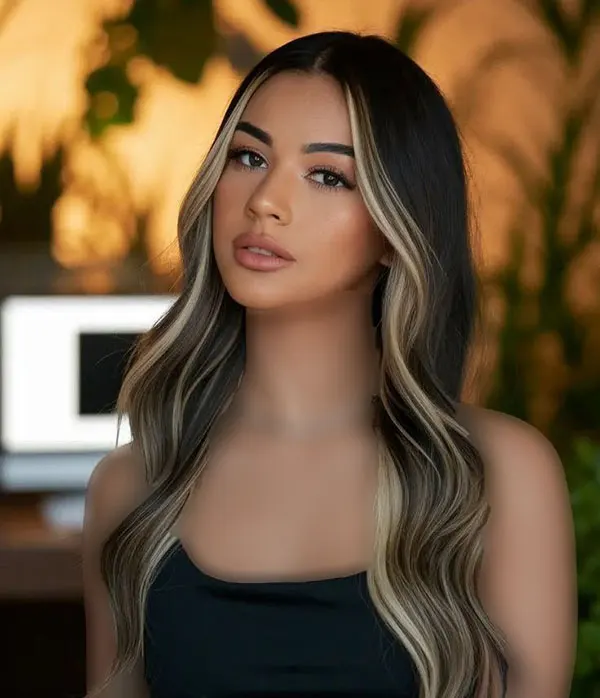 ایده رنگ کردن جلوی مو 2026 ؛ ترند خفن برای تغییر استایل! 5 Dyeing the front of the hair 2