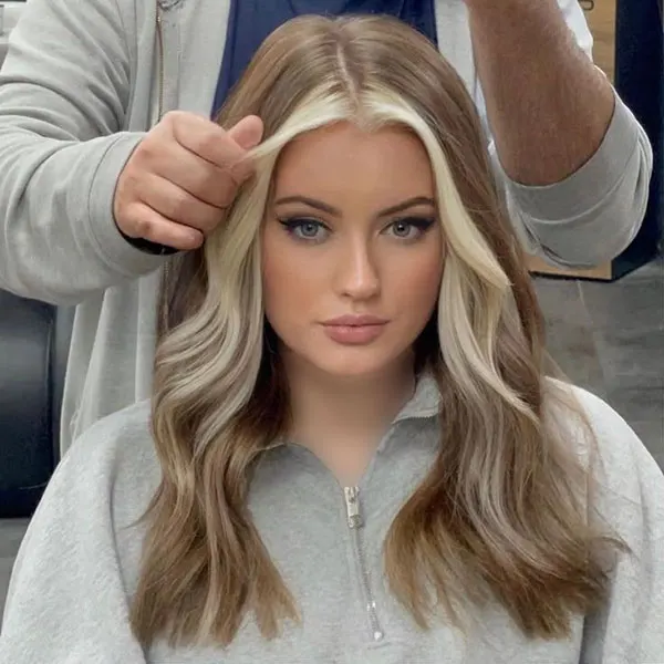 ایده رنگ کردن جلوی مو 2026 ؛ ترند خفن برای تغییر استایل! 6 Dyeing the front of the hair 3