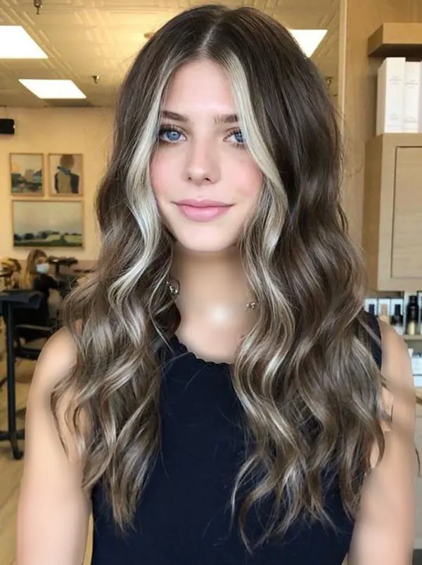 ایده رنگ کردن جلوی مو 2026 ؛ ترند خفن برای تغییر استایل! 10 Dyeing the front of the hair 7