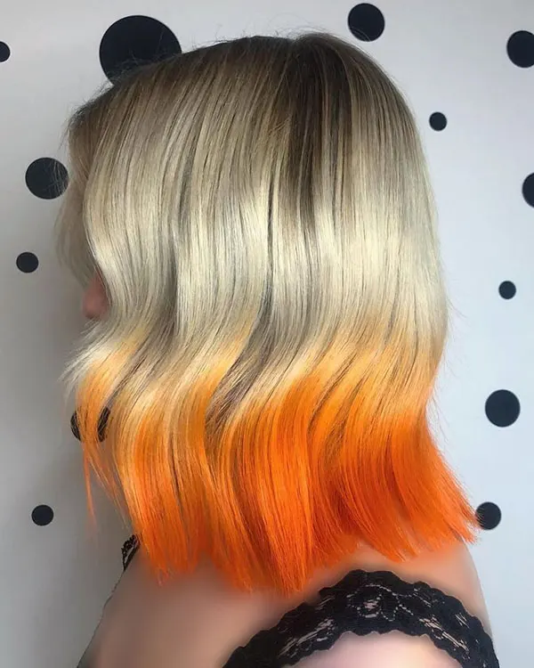 Fantasy color for girls lower hair 11