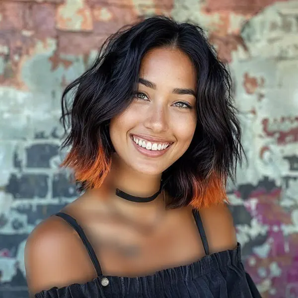 Fantasy color for girls lower hair 14