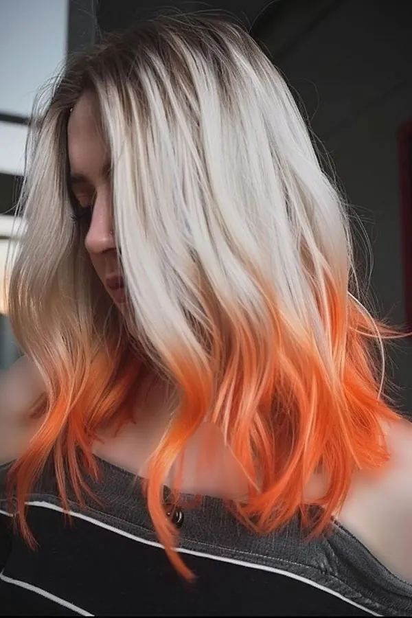 Fantasy color for girls lower hair 16