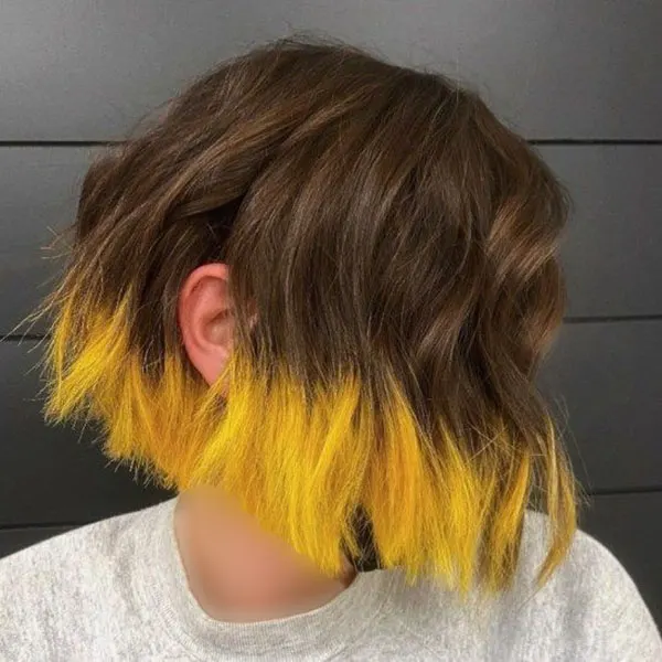 Fantasy color for girls lower hair 18