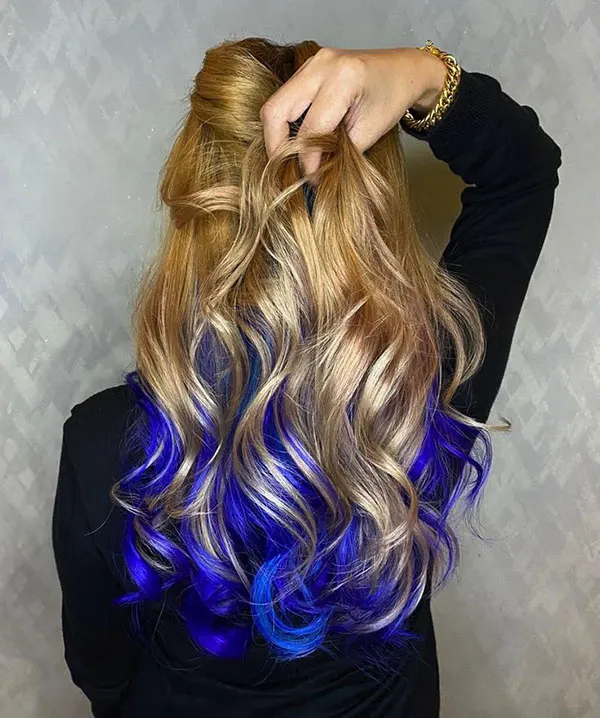 Fantasy color for girls lower hair 19