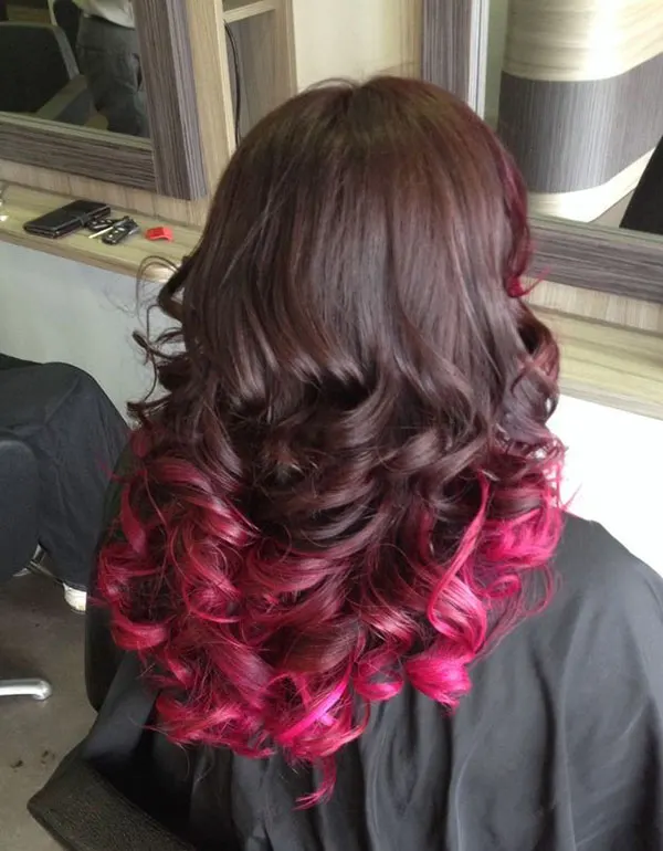 Fantasy color for girls lower hair 22