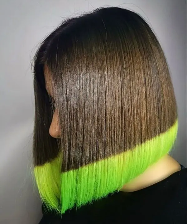 Fantasy color for girls lower hair 25