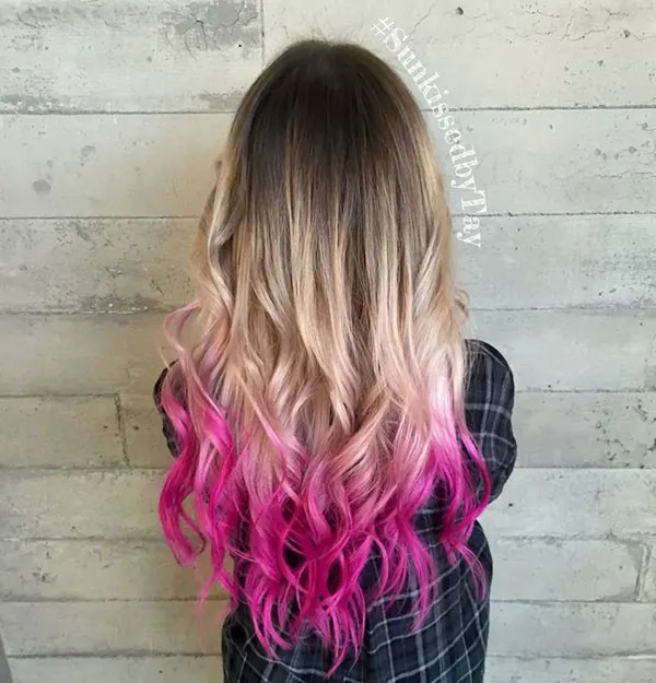 Fantasy color for girls lower hair 30