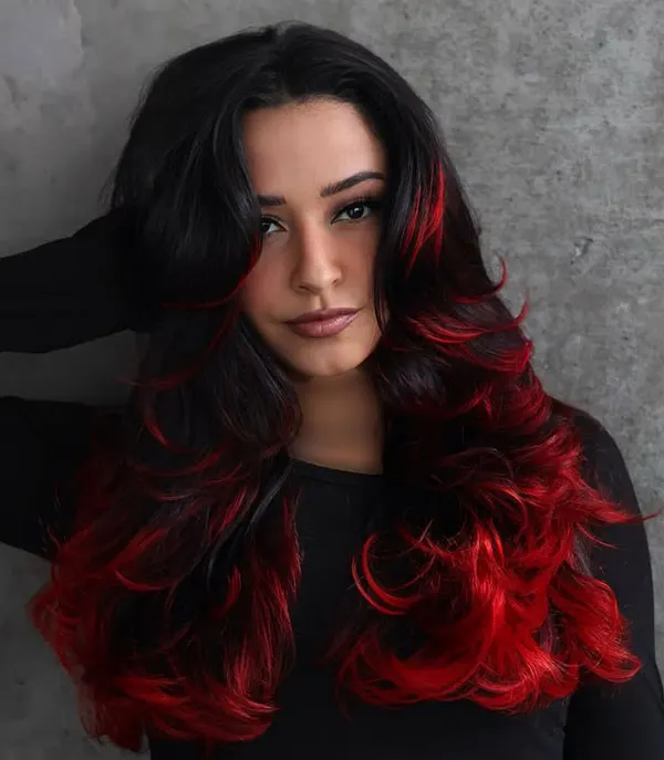 Fantasy color for girls lower hair 4