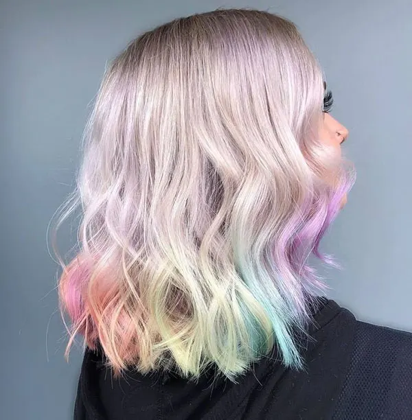 Fantasy color for girls lower hair 5