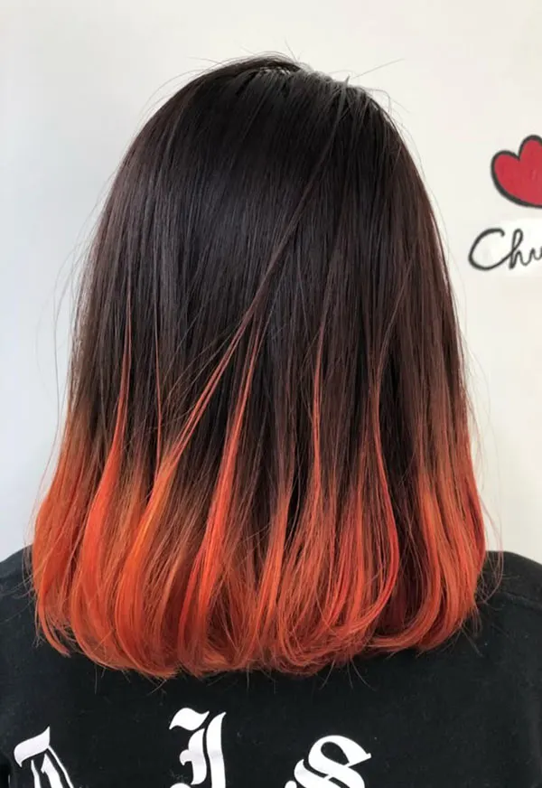 Fantasy color for girls lower hair 6