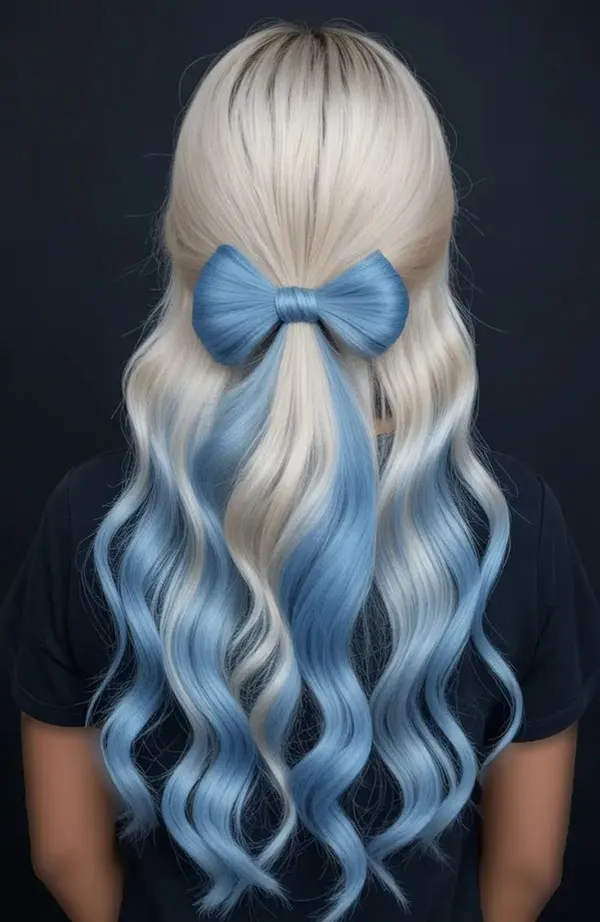 Fantasy color for girls lower hair 8