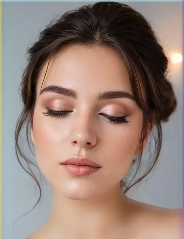 37 مدل ارایش لایت دخترانه؛ vibe لطیف و شیک برای هر روز 🌸 28 Girls light makeup 25