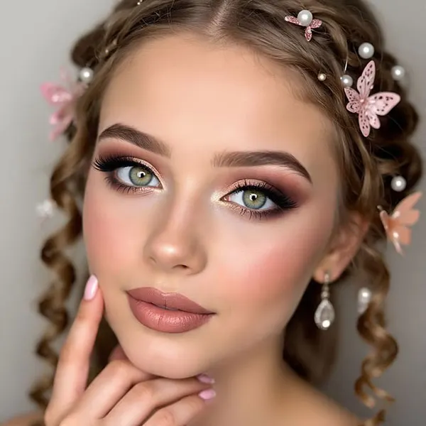 Girls makeup for weddings 9