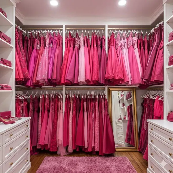 Girls wardrobe layout 8