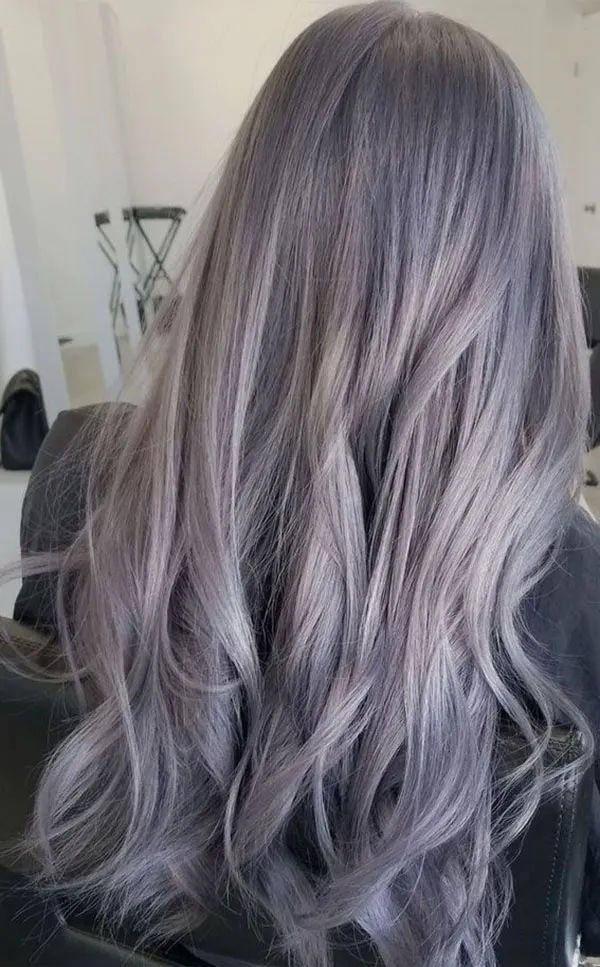 Gray lilac hair color 1