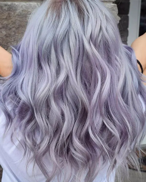 Gray lilac hair color 10