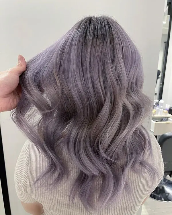 Gray lilac hair color 12