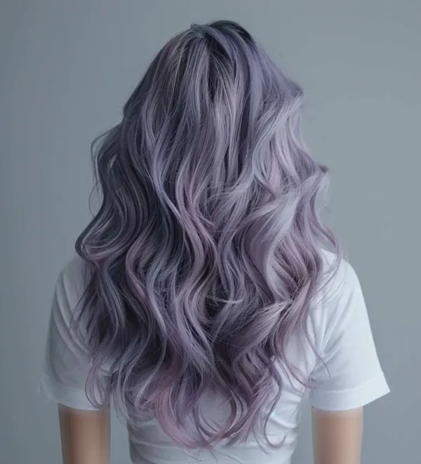 Gray lilac hair color 13