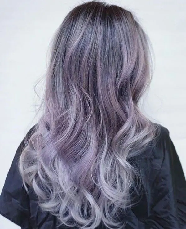 Gray lilac hair color 18