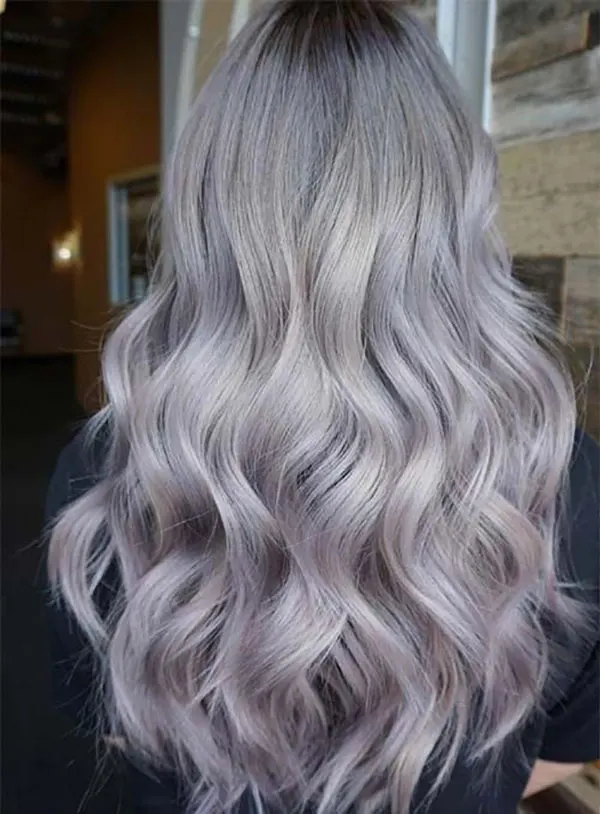 Gray lilac hair color 19